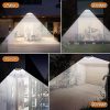 Otdair Solar Security Lights - 3 Head Motion Sensor Flood Lights, 118 LEDs, IP65 Waterproof for Outdoor Use