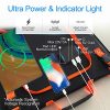 100W Portable Solar Panel Kit with Stand Foldable