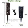 MAGGIFT 6 Pack Outdoor Dual-use Solar Pathway Lights