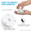 Motion Sensor Lights 3-Pack - Wireless LED Night Lights for Stairs, Closets, and Walls