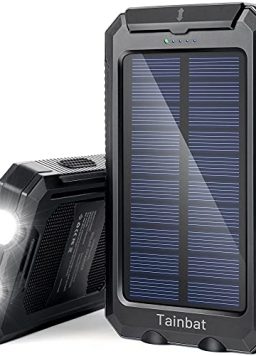 Solar Power Bank, Waterproof Portable Charger 20000mAh