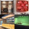 LED Puck Light with Remote - Wireless Color Changing Under Cabinet Lighting for Kitchen, Battery Operated Lights, Under-Counter Stick-On Light, 6 Pack