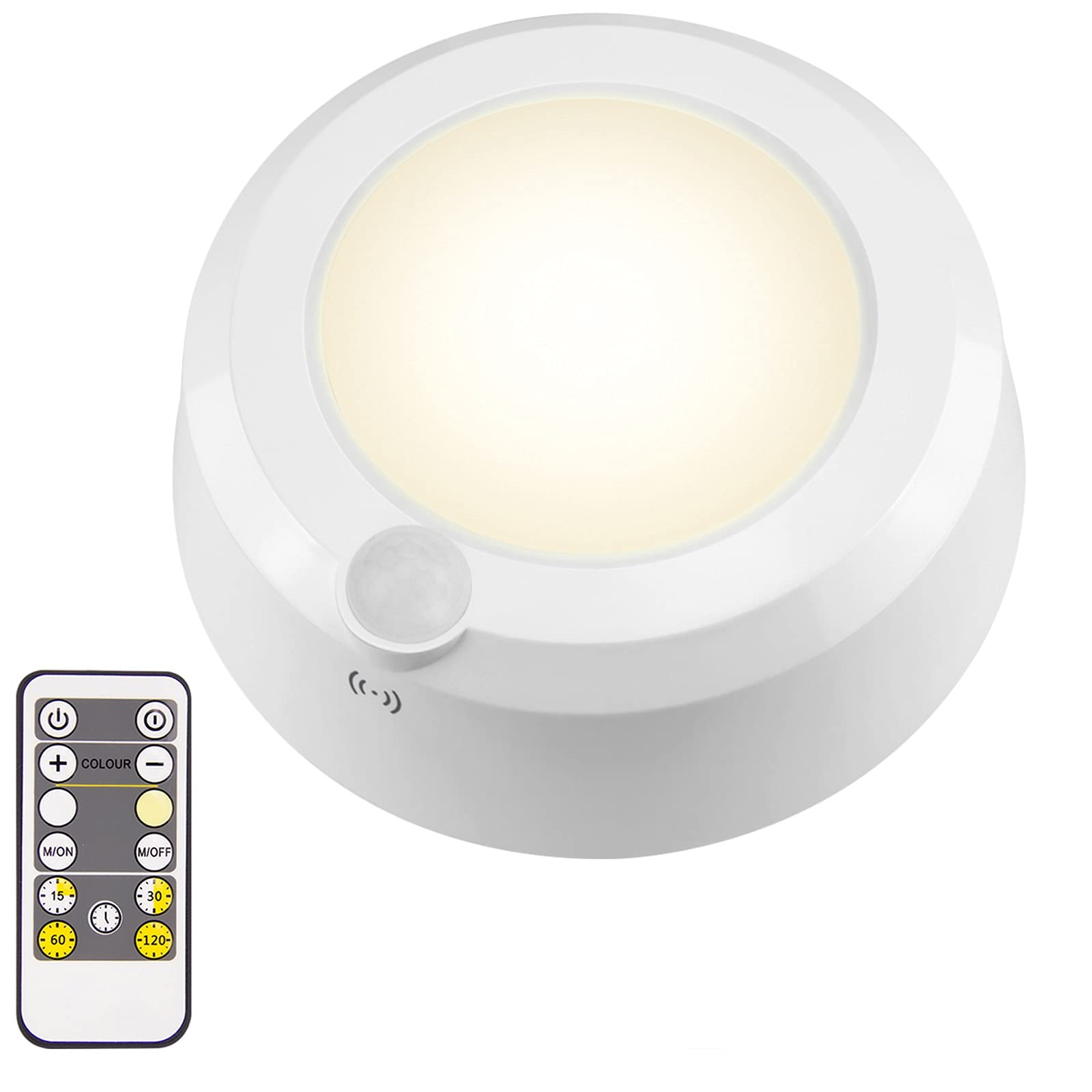 Battery Operated Overhead Shower Light with Motion