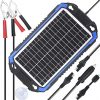 SUNER POWER 12V Solar Car Battery Charger, Maintainer