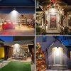 Solar Security Lights with 3 Modes and 100 LEDs for Outdoor Illumination and Safety