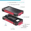 Solar Power Bank 26800mAh - Portable Charger with Solar Panel for Outdoor Adventures, Emergency Charging, and Dual USB Outputs