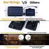 29Feet Solar String Lights Outdoor G40 Patio Lights
