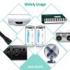 Rechargeable Li-ion D Batteries with USB & Type-C Charging - 5000mAh, 2000 Cycles for Flashlights, Toys, and More 🔋💡