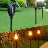 Flame Solar Lights - 4 Pack LED Flickering Torches for Magical Nights