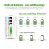 EBL Rechargeable C Batteries 5000mAh Ni-MH C Size Battery