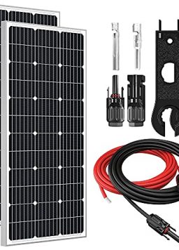 200W Solar Panels 12V with Solar Extension Cable