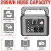 350W Portable Power Station, 296Wh Backup Lithium Battery