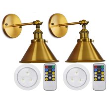 Wall Sconce Fixture Battery Operated Lights