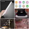 54-LED USB Rechargeable Motion Sensor Closet Lights - Bright and Gentle Under-Cabinet Lighting for Wardrobes, Closets, and Cupboards
