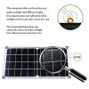 10W 12V Portable Solar Trickle Battery Maintainer with Cigarette Lighter Plug - Keep Your Vehicle Battery Charged Anywhere