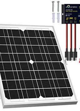 Solar Battery Trickle Charger Maintainer + Upgrade Waterproof Controller