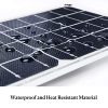 10W 12V Portable Solar Trickle Battery Maintainer with Cigarette Lighter Plug - Keep Your Vehicle Battery Charged Anywhere