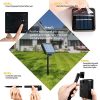 Glowing Warmth: Solar String Lights 2-Pack - 33 Feet of Magical Fairy Lights for Patio, Garden, and Parties with 8 Enchanting Modes