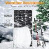 200W Monocrystalline Solar Panel Kit: High-Efficiency PV Power for Off-Grid Battery Charging in RVs, Boats, Campers, and More