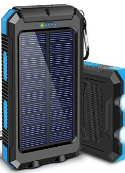 20000mAh Portable Outdoor Waterproof Solar Power Bank