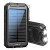 Solar Power Bank 33800mAh Portable Solar Charger 5V3.1A