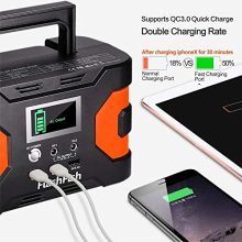 200W Peak Energy Station Flashfish CPAP Battery 166Wh 45000mAh Backup Power Pack for Camping, Solar Generator for Emergency & CPAP