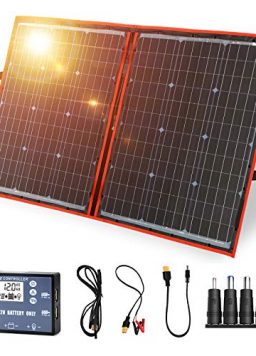 DOKIO 110W Portable Foldable Solar Panel Kit Lightweight