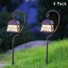 MAGGIFT 26 Inch Hanging Solar Lights Dual Use Shepherd Hook Lights