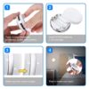 9-Pack LED Color-Changing Puck Lights - Wireless Dimmable Under Cabinet Lights for Kitchen - Remote Controlled Closet Lights with 16 Colors and Multiple Modes