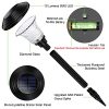 Balhvit Glass Solar Lights Outdoor – 8 Pack Super Bright Pathway Lights with Extended Battery Life for Stunning Garden Illumination