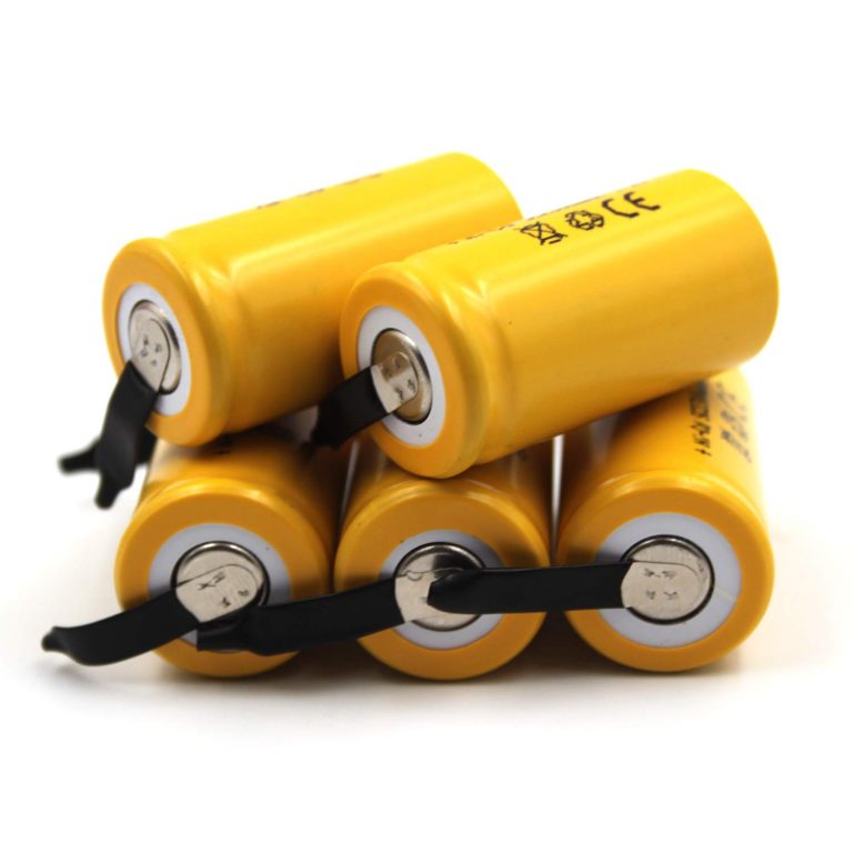 (5-Pack) 1.2V 2300mAh Sub-C Cell Ni-CD Rechargeable Batteries