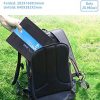 28W Foldable Solar Charger with 3 USB Ports – Portable Solar Phone Charger for iPhone, Samsung, and More