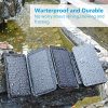 25000mAh Solar Power Bank with Dual USB Output – Portable and Waterproof Charger