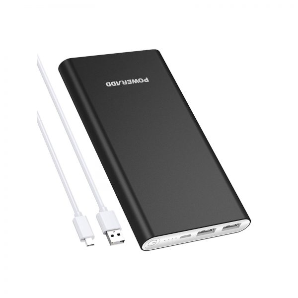 High-Speed Charge for iPhone, Samsung Galaxy, Other Smartphone 10000mAh Power Bank