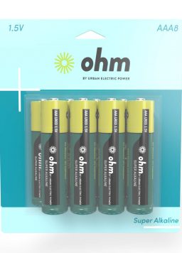 Triple AAA Batteries – Pack of 8 High Energy