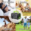 Never Run Out of Power – 200W Portable Power Station with Solar Charging