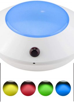BIGMONAT Shower Light Battery Color Changing Ceiling Light