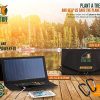 21W Foldable Solar Charger - Compact Powerhouse for Camping Adventures, Waterproof and Durable with 2 USB Ports