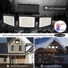 Solar Lights Outdoor, 210 LED 2500LM Solar Flood Security Lights