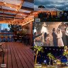 29Feet Solar String Lights Outdoor G40 Patio Lights