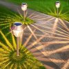 Solar Garden Lights Outdoor Pathway Lights Glass