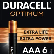 Duracell Optimum AAA Batteries For Household And Office Devices