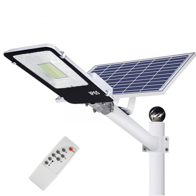 ECO-WORTHY 100 W Solar Street Flood Lights Outdoor Lamp