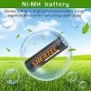 Rechargeable Batteries and 4 Packs 1000mAh AAA Rechargeable Batteries