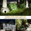 PESIVI 40 LEDs Solar Landscape Spotlights