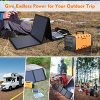 Aeiusny Solar Panel Foldable 60W Portable Solar Charger