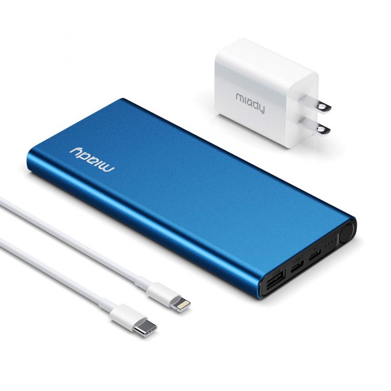10000mAh Portable Charger, Fast Charging Power Bank