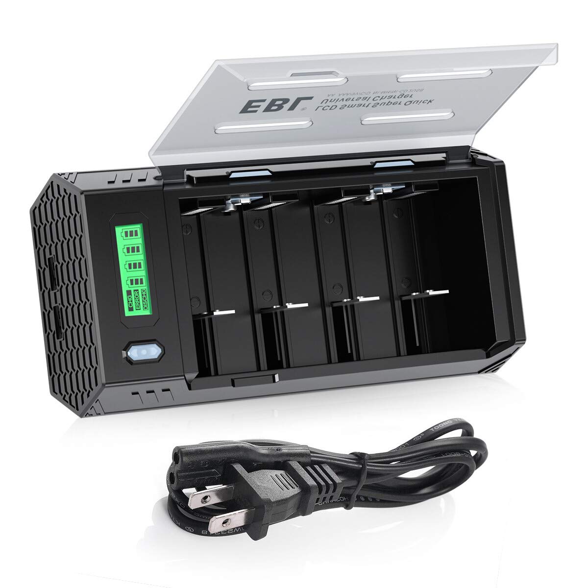 EBL LCD Individual Battery Charger