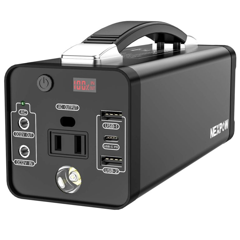 178Wh Portable Power Station, 48000mAh Camping Solar Generators