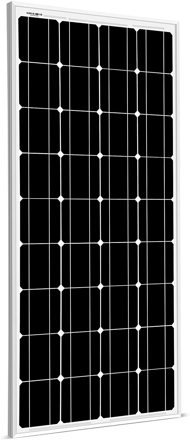 SUNGOLDPOWER 100 Watt 12V Monocrystalline Solar Panel